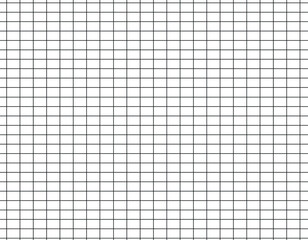 Seamless pattern ruled rectangle. Checkered pattern, notebook sheet. Monochrome background with simple lines. Black and white vector pattern on a transparent background. - obrazy, fototapety, plakaty