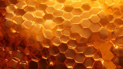 texture nid d'abeille, généré par IA - obrazy, fototapety, plakaty