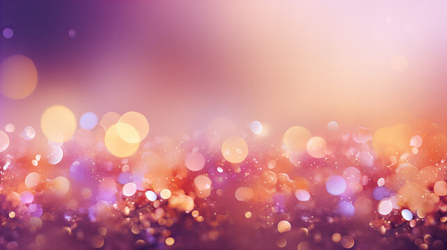 A blurry purple pink glitter bukeh image background texture design for webdesign