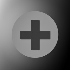 Fototapeta premium first aid cross icon