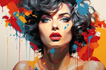 portrait of a person with a wig © Man888