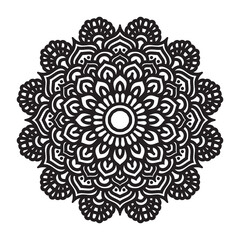 Ornamental luxury mandala pattern background with royal golden arabesque pattern Arabic Islamic east style. Traditional Turkish, Indian motifs. Great for fabric and textile,coloring book and print