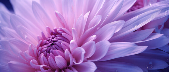 Obraz premium Detailed macro capture of an aster's vibrant hues.