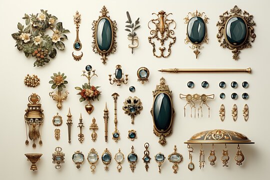 set of earrings