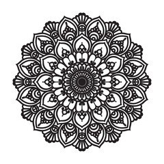 Ornamental luxury mandala pattern background with royal golden arabesque pattern Arabic Islamic east style. Traditional Turkish, Indian motifs. Great for fabric and textile,coloring book and print