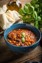 Mexican chili con carne.