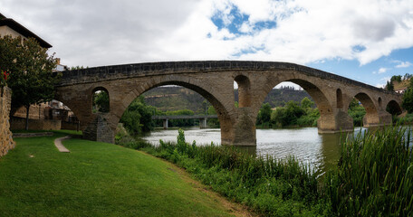 Fototapeta na wymiar Puente la Reina is a village and municipality in the autonomous community of Navarre, Spain.