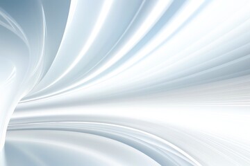 Naklejka premium Abstract white soft waves background