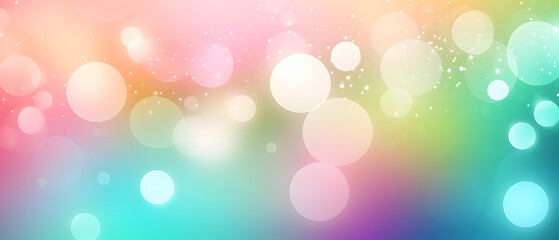 A blurry image of a colorful gardient bukeh texture background design