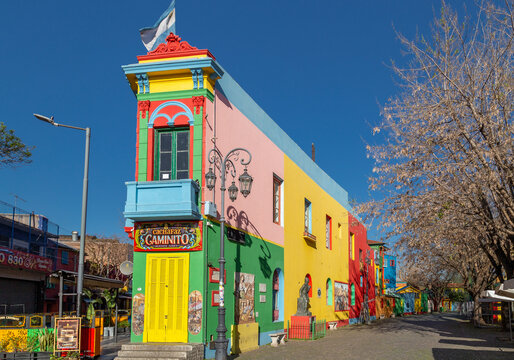Fototapeta Caminito street. La Boca, Buenos Aires, Argentina.