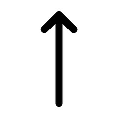 Up Arrow Line Icon