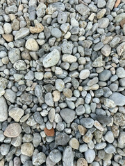 stones texture background large round gray stones seabed coast