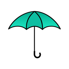 Umbrella Colorful Vektor 