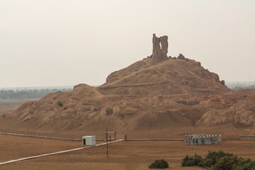 Ruins of the ziggurat in Borsippa, Iraq