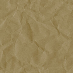 Recycled crumpled yellow paper texture background. Royalty high-quality free stock photo image of Wrinkled and creased abstract backdrop, wallpaper with copy space, top view