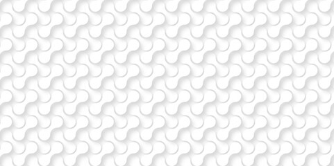 White metaballs withe patter of texture with lines. Metaballs Pattern geometric line circle abstract seamless white line on white background summer vector design.	
