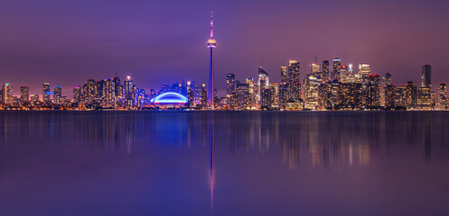 Toronto skyline - obrazy, fototapety, plakaty