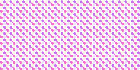 Soft yellow and pink metaball texture background and Seamless pattern background. Metaballs Pattern geometric line circle abstract seamless orange line on white background summer vector design.