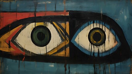 Obraz na płótnie Canvas Eye illustration background, pupil and iris design