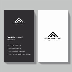 Vector modern corporate business card or company business card
