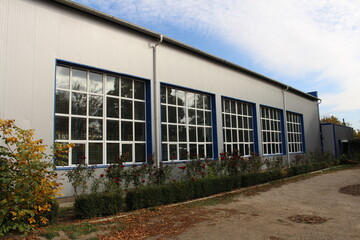 A building with windows