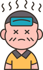 Obraz premium fever icon