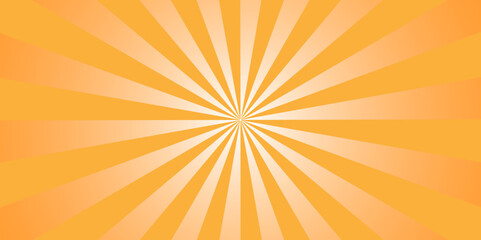 abstract background with sun ray sunshine orange background. sunlight burst abstract background.