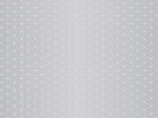 和風背景　銀色の麻の葉模様　シルバー