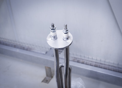 Close up the terminal power of heating element for hatching machine.