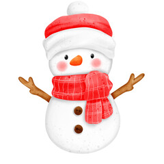 snowman with hat
