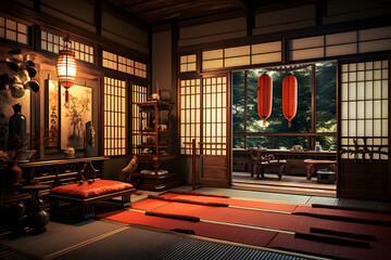 Traditional japanese room
