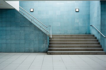 Stairs Mockup Created with Generative AI