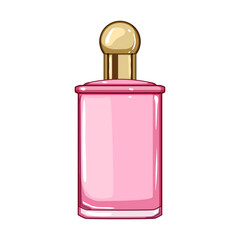 beautiful perfume for women cartoon. female fashion, glamour elegance, essence fragrance beautiful perfume for women sign. isolated symbol vector illustration