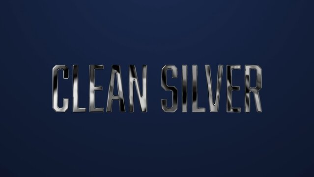Silver Shiny Bold Clean Title Opener Template