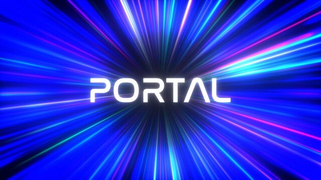 Hyperspeed Zoom Portal Warp Title Intro