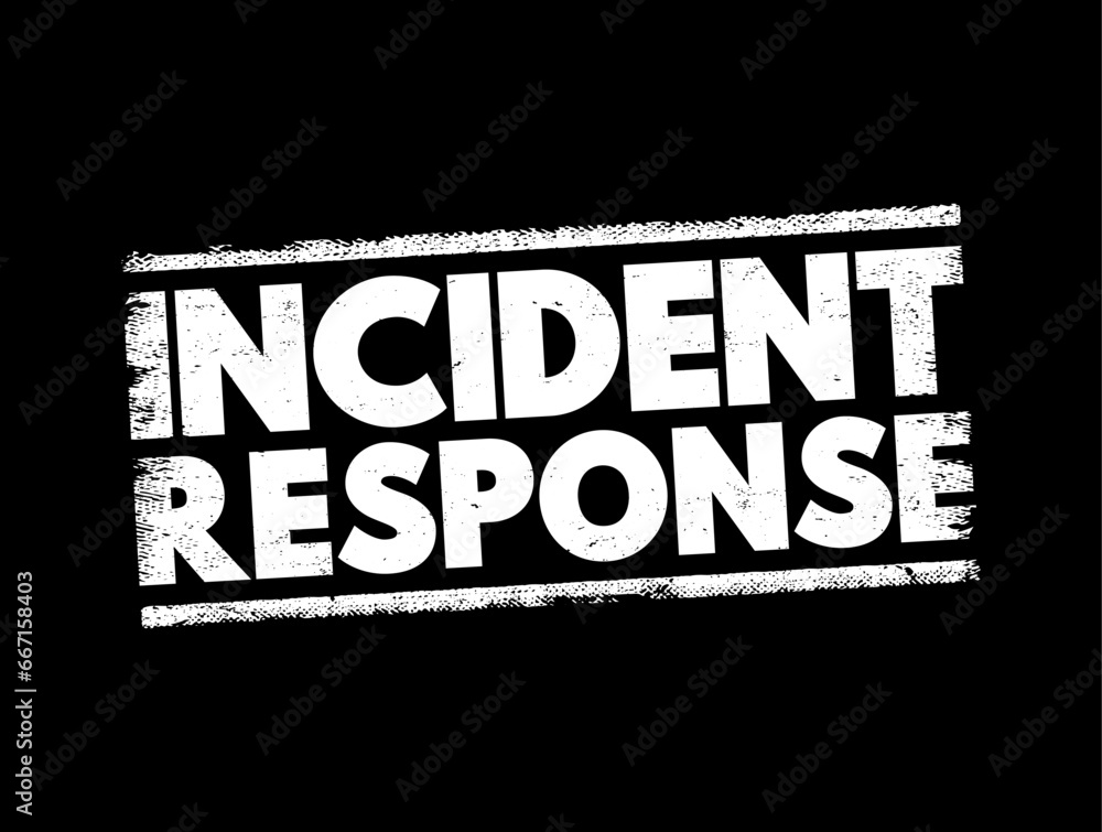 Poster incident response - organized approach to addressing and managing the aftermath of a security breach