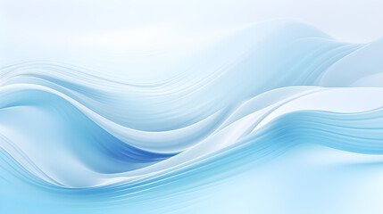 Fototapeta premium Blue and white gradient fluid wave abstract background