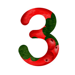 3d number 