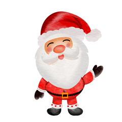santa claus isolated on white background
