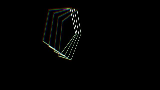 ANimation geometryc motion aberration 