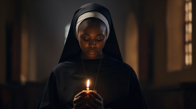 Une nonne africaine