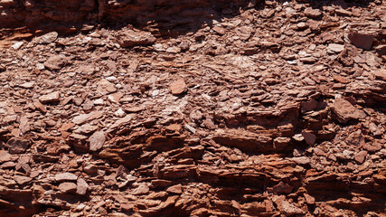   desertic rocky red floor texture bckground     