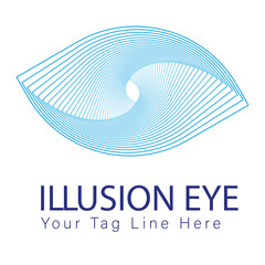 Illusion Eye: A modern logo element for startups