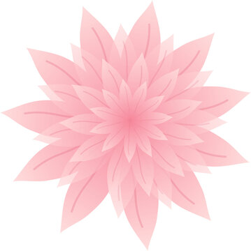 Pink Lotus Flower Svg