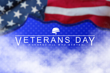Veterans day, November 11, honoring all who served, posters, modern design vector illustration.