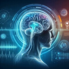 human brain. IA Generativa