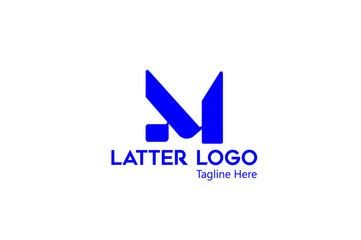This is a latter, monogram, business, M logo design