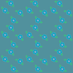 seamless pattern with flowers	