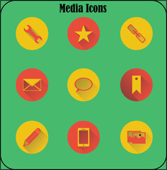 Media Icons Vectors
