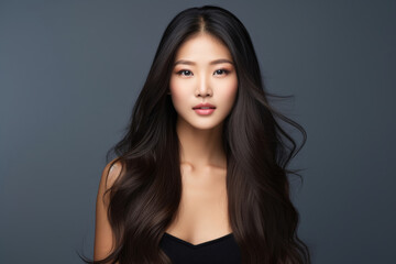 Obraz na płótnie Canvas Young asian beauty woman